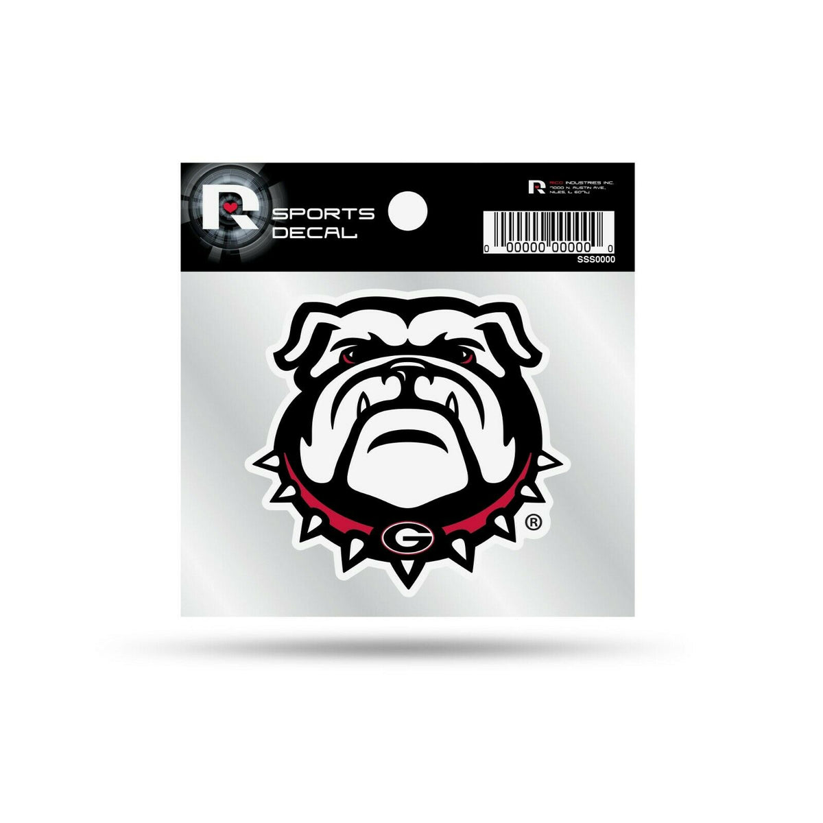 Georgia Bulldogs UGA DAWGS 3"x4" Perfect Cut Decal
