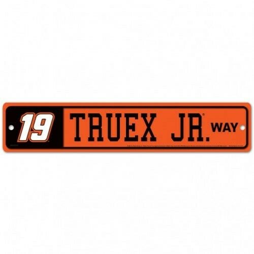 Wincraft Martin Truex Jr #19 NASCAR 4"x19" Street Sign