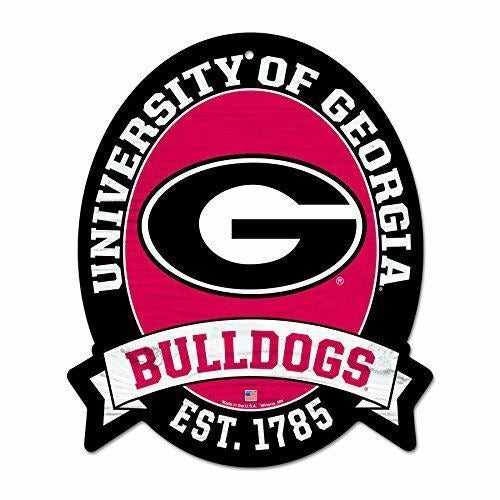 11X13 Georgia Bulldogs Dawgs Wood Street Sign