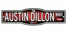 Austin Dillon # 3 Street Sign 4" x 17" - NASCAR