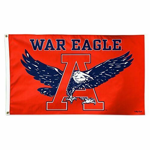 Auburn Tigers "War Eagle" Orange NCAA Football 3 x 5 Foot Flag
