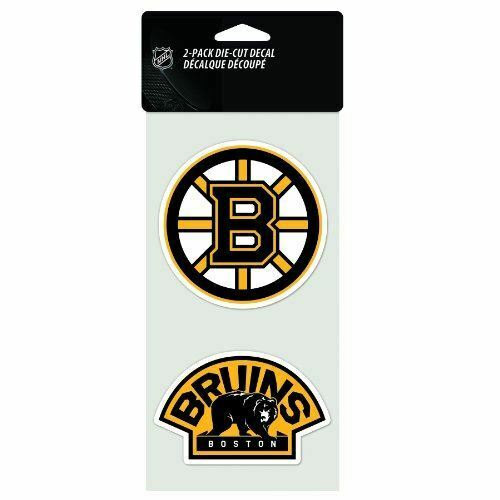 NHL Boston Bruins 2-Piece Die-Cut Decal, 4" x 8"