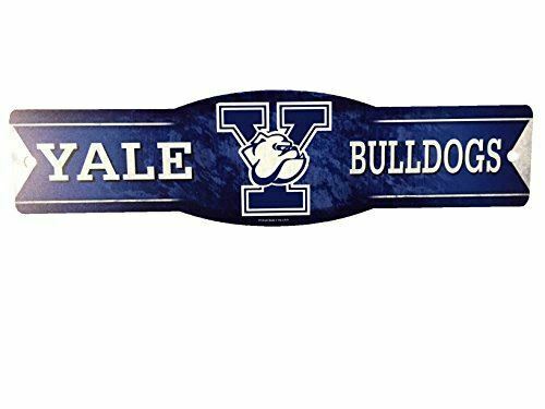 Yale Bulldogs NCAA 4"x17" Plastic Street Sign