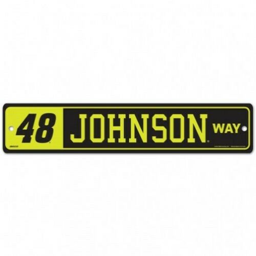 Jimmie Johnson #48 NASCAR 4"x19" Street Sign