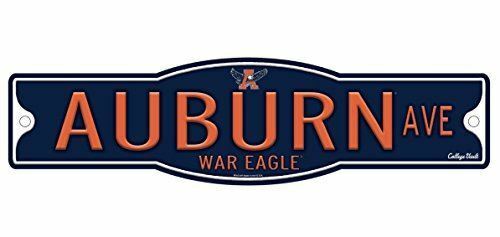 Auburn Tigers "War Eagle" 4" x 17" Street Sign NCAA