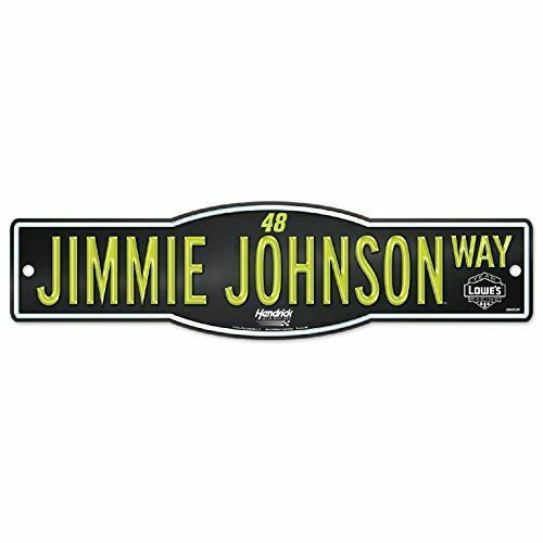 WinCraft Jimmie Johnson #48 NASCAR 4"x17" Street Sign
