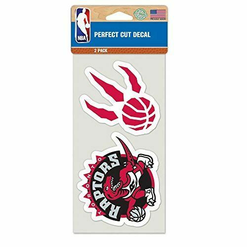 WinCraft NBA Toronto Raptors Perfect Cut Decal (Set of 2), 4" x 4"