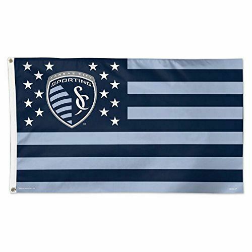 WinCraft Soccer Sporting Kansas City 06916115 Deluxe Flag, 3' x 5'