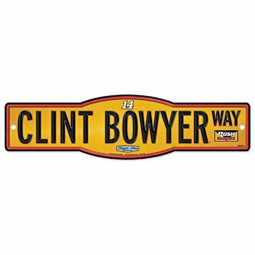 WinCraft Clint Bowyer Team Lowes #48 NASCAR 4"x17" Street Sign