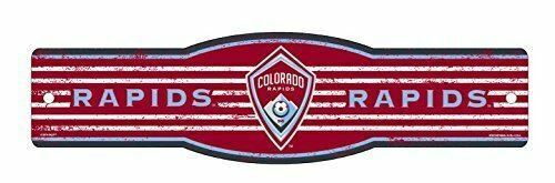 Colorado Rapids MLS 4"x17" Plastic Street Sign