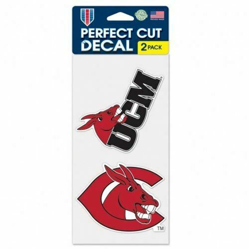 Wincraft UCM University of Central Missouri State Mules Set of 2 Die Cut Decals