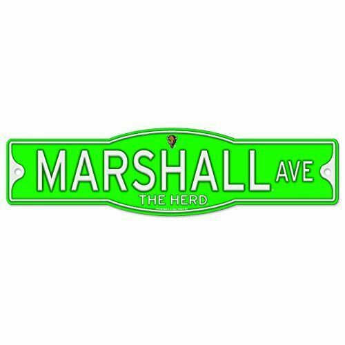 WinCraft Marshall Thundering Herd 4" x 17" Plastic Street Sign