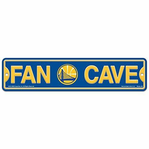 WinCraft Golden State Warriors Basketball NBA Plastic 4" x 17" Street Sign