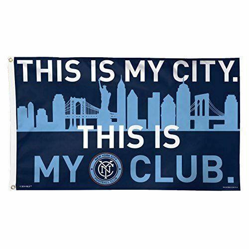 MLS New York City FC Deluxe Flag, 3 x 5', Multicolor
