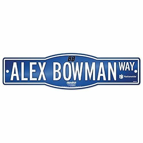 WinCraft Alex Bowman #88 NASCAR 4"x17" Street Sign
