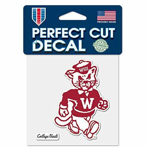 Wincraft Washington State Cougars WSU College Vault C4 4"x4" Perfect Cut Die Cut