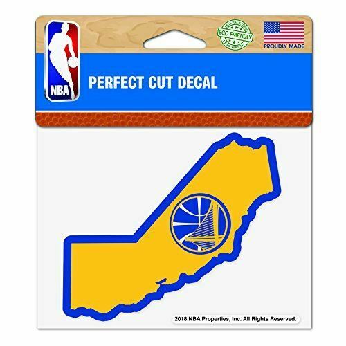Golden State Warriors 4"x5" Perfect Cut State Decal