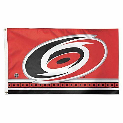 WinCraft NHL Carolina Hurricanes Deluxe Flag, 3' x 5'