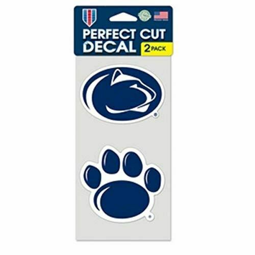 WinCraft NCAA Penn State University Perfect Cut Decal (Set of 2), 4" x 4"