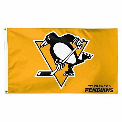 WinCraft Pittsburgh Penguins Yellow Flag NHL Hockey 3 x 5 Foot Flag