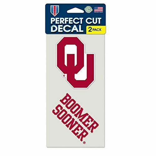 Oklahoma Sooners Set of 2 Die Cut Decals
