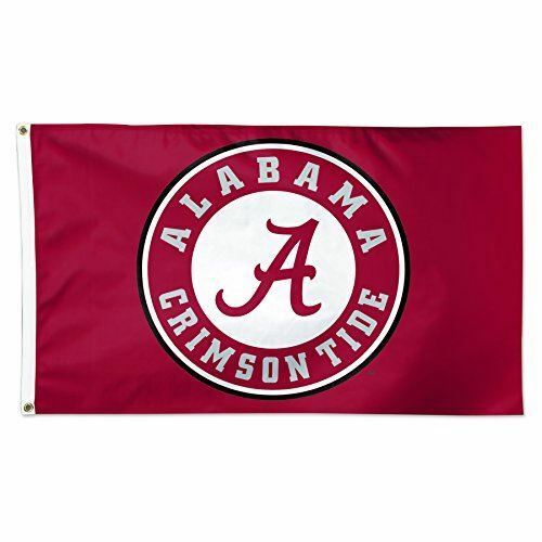 Alabama Crimson Tide Circle Logo Roll Tide NCAA Football 3 x 5 Foot Flag