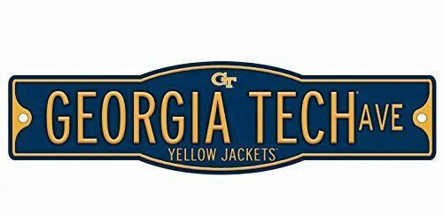 Georgia Tech Yellow Jackets 4" x 17" Street Sign NCAA