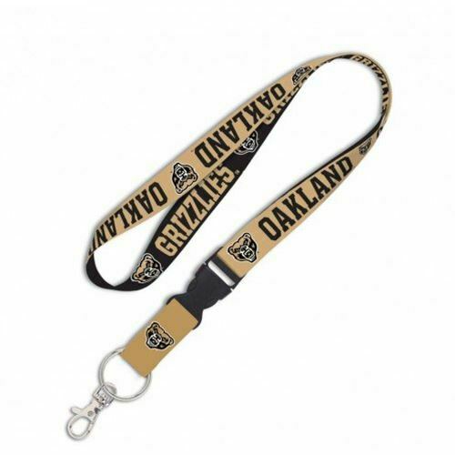 Wincraft NCAA Oakland University Lanyard with Detachable Buckle, 3/4"