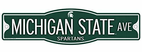 Michigan State Spartans 4" x 17" Street Sign NCAA