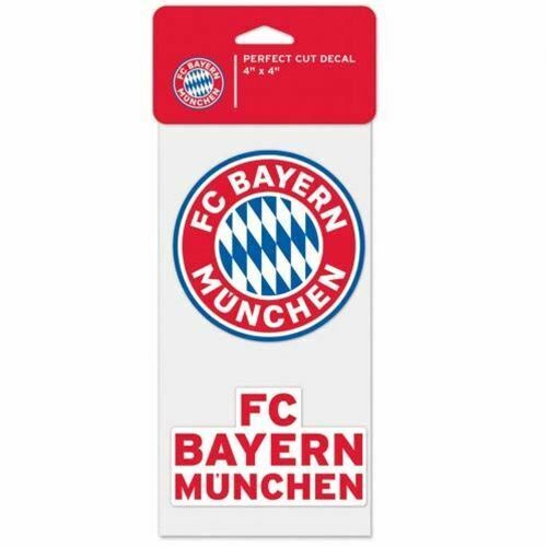 WinCraft FC Bayern Munchen Perfect Cut Die Cut Decal - Two 4" x 4" Decals