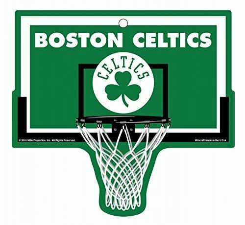 Boston Celtics Basketball Plastic Hoop Sign NBA