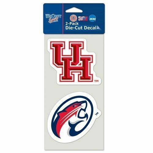 2012 University of Houston Cougars Logo Die Cut Decals 2-Pack 4 X 8