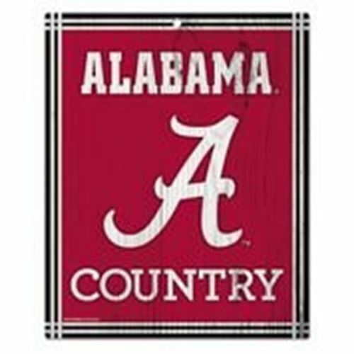 Alabama Crimson Tide "Alabama Country" 11"x13" Wood Sign