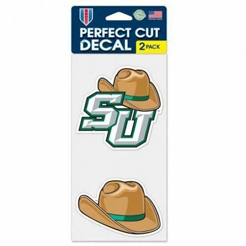 Wincraft Stetson Hatters 4"x8" Die Cut Decal (Two - 4"x4" Decals)