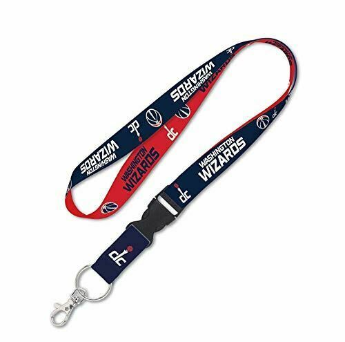 NBA Washington Wizards Lanyard with Detachable Buckle, 3/4"