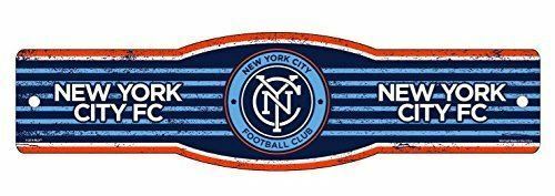 New York City FC MLS 4"x17" Plastic Street Sign