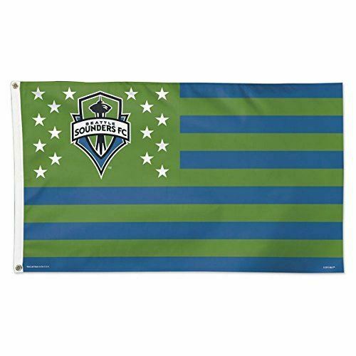 WinCraft Soccer Seattle Sounders 06915115 Deluxe Flag, 3' x 5'