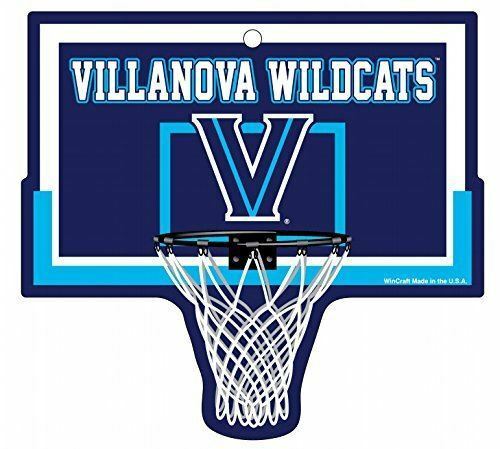 Villanova Wildcats Basketball Hoop Sign NCAA 9.5" x 9"