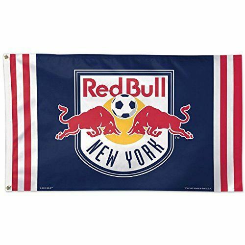 WinCraft Soccer New York Red Bulls 09474115 Deluxe Flag, 3' x 5'