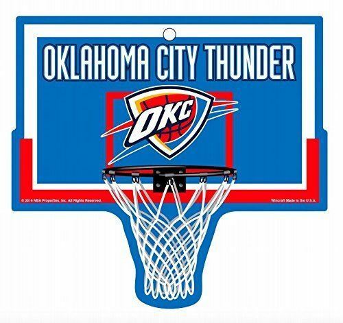 Oklahoma City Thunder NBA Basketball Hoop Street Sign