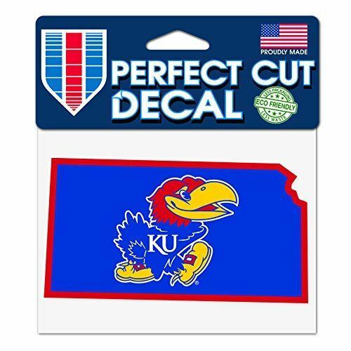 WinCraft Kansas Jayhawks 4"x5" Perfect Cut State Decal