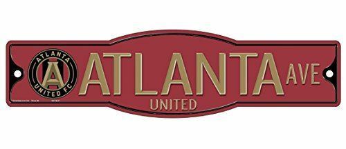 Atlanta United FC 4" x 17" Street Sign MLS