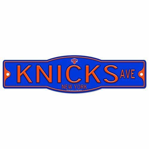 New York Knicks Basketball Plastic 4 x 17 Street Sign