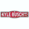 Kyle Busch #18 NASCAR 4&quot;x17&quot; Street Sign - Red Sign