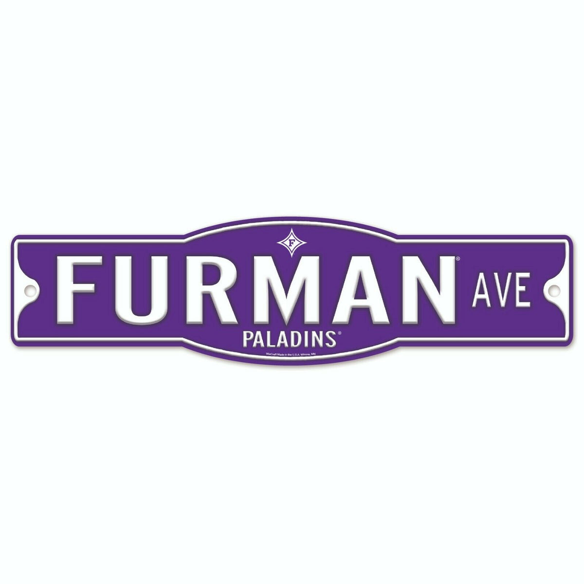 Furman Paladins 4" x 17" Street Sign NCAA