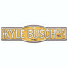 Kyle Busch #18 NASCAR 4&quot;x17&quot; Street Sign - Yellow Sign