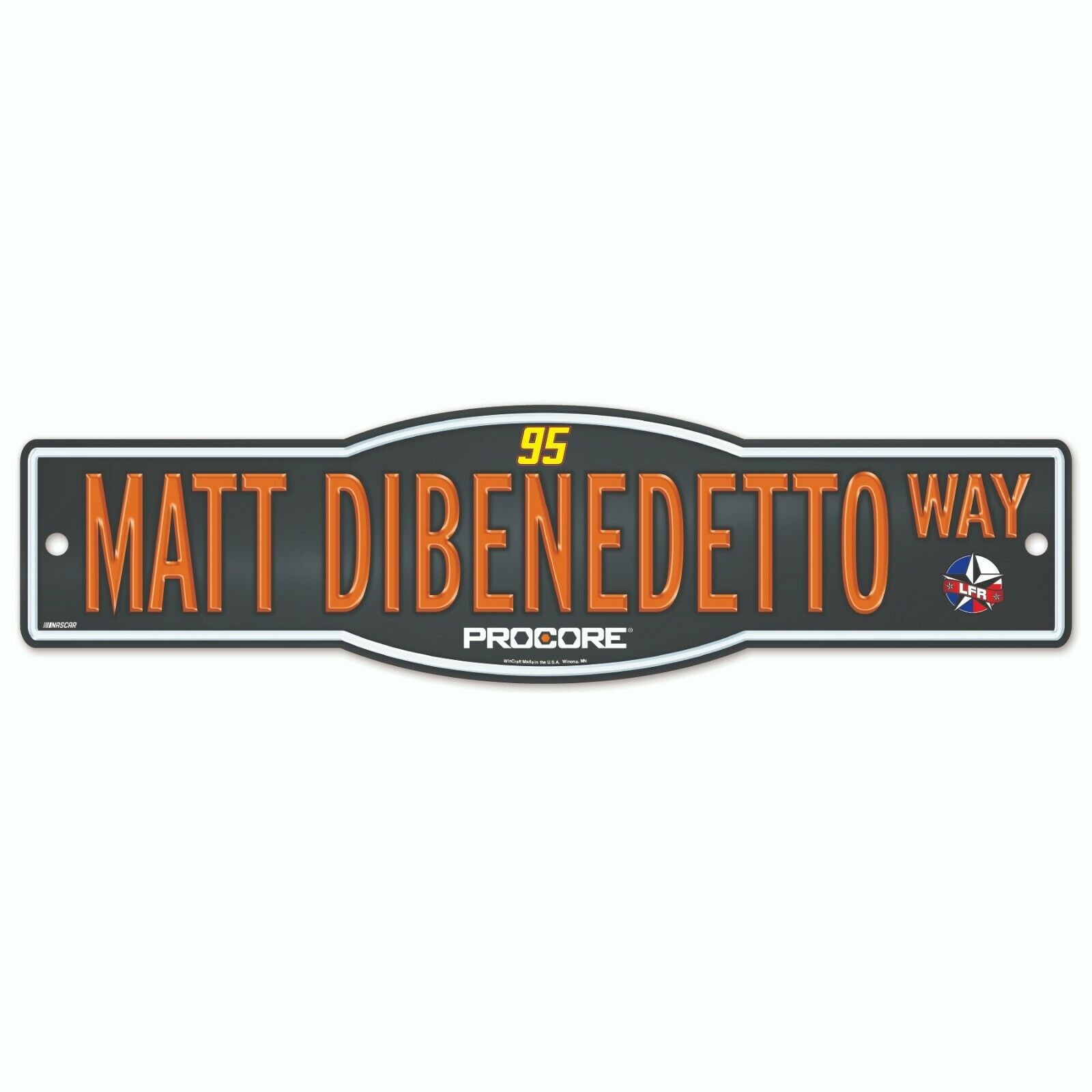 Matt DiBenedetto #95 NASCAR 4"x17" Street Sign