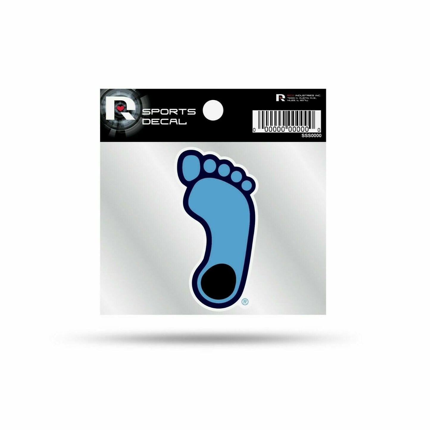 North Carolina Tar Heels 3"x4" Perfect Cut Decal - Tar Heels