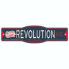 New England Revolution FC MLS 4&quot;x17&quot; Plastic Street Sign