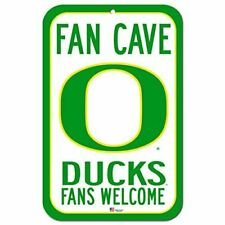 11"x17" Fan Cave Fans Welcome Street Sign Oregon Ducks